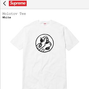Supreme Molotov tee white large